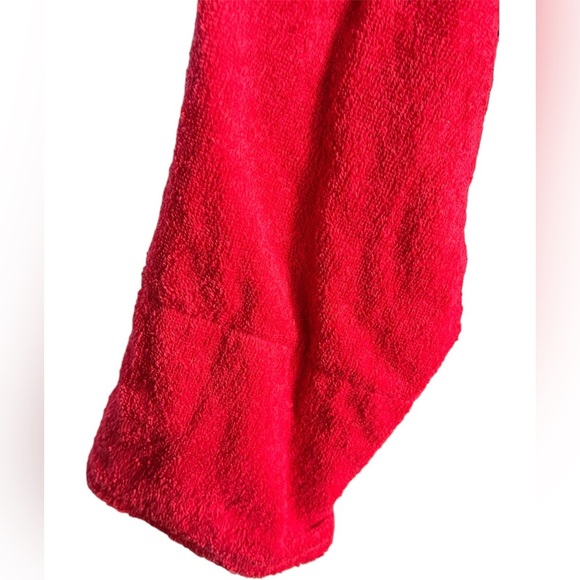 NWT Victoria’s Secret terrycloth bathrobe Sz XS extra small/small red - Picture 5 of 10